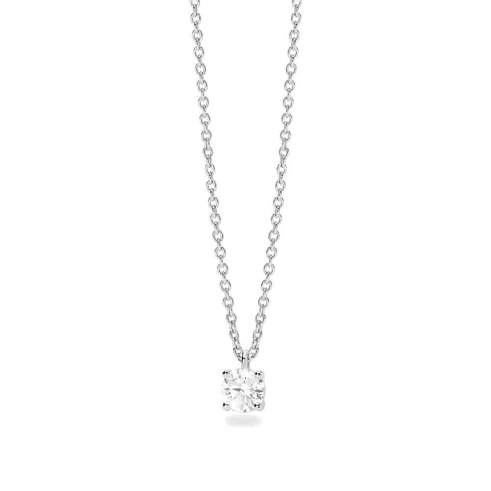 Collana Donna punto luce con diamante lab-grown My Diamond Mabina Gioielli