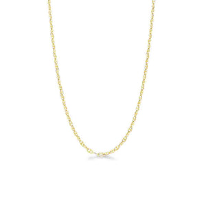 Collana Unisex in Oro Giallo Maglia Traversino