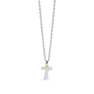 Collana Uomo in Argento con croce Tau Mabina Gioielli