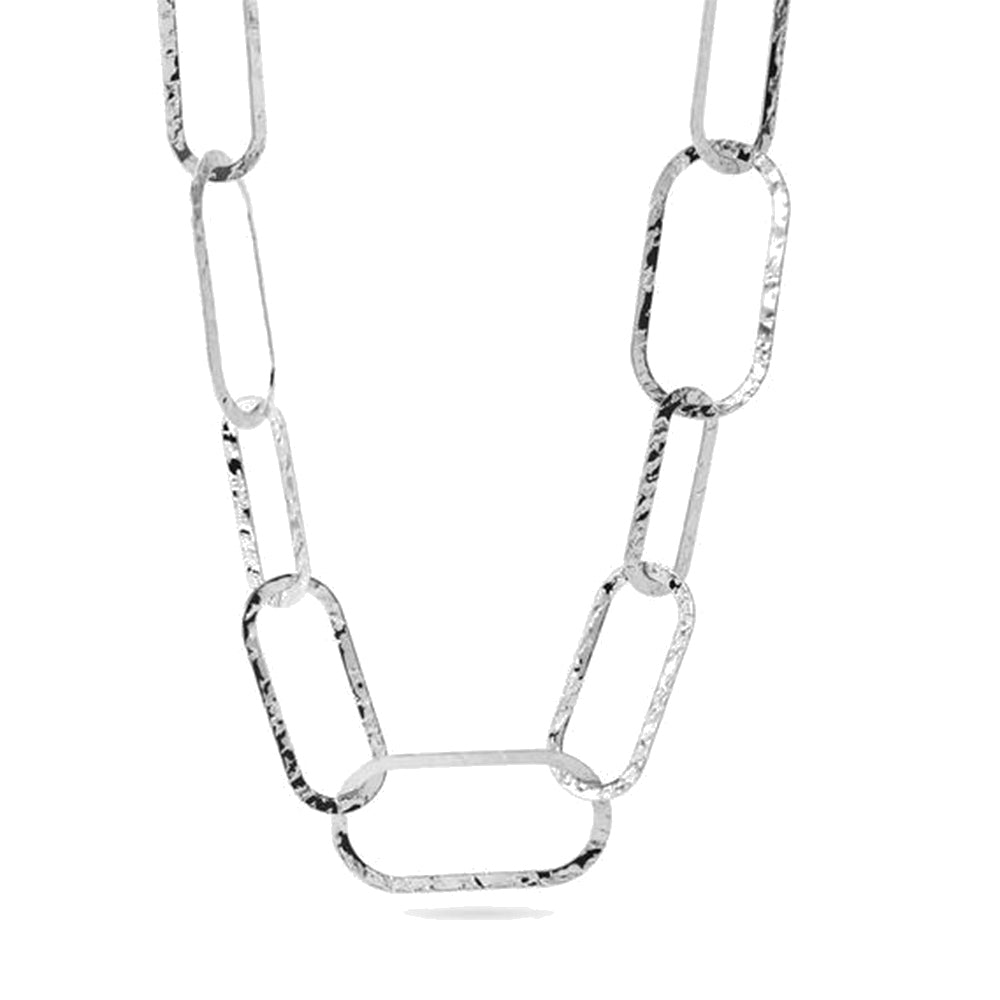 Collana con maglie allungate martellateo Style 83 851135 Kidult