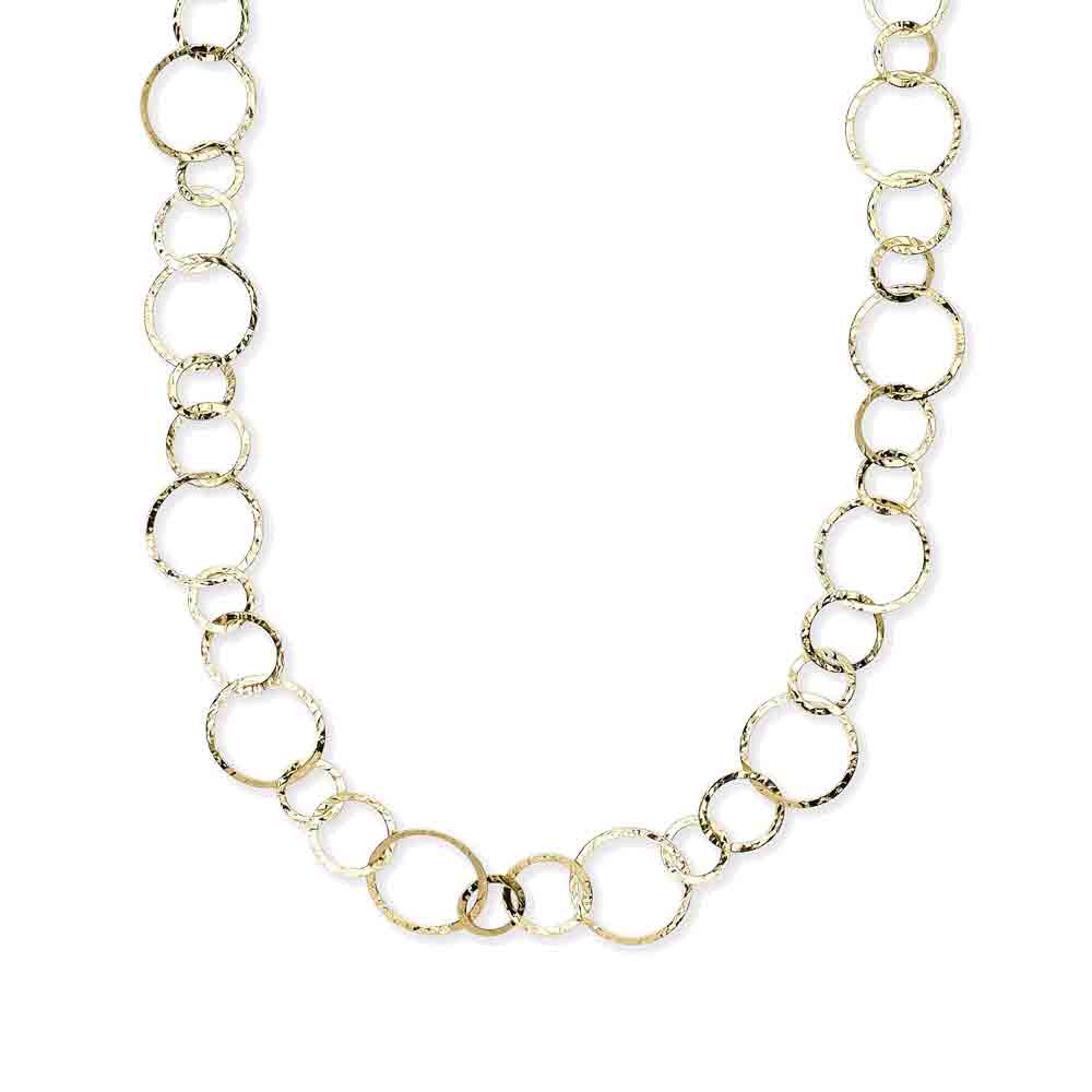 Collana con maglie dorate rotonde Style 62 851136 Kidult