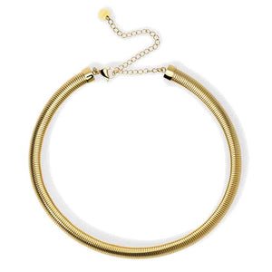 Collana dorata con catena tubogas Style 13 851059 Kidult