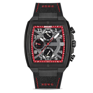 Cronografo Uomo Acciaio Ducati Corse Nero Locman
