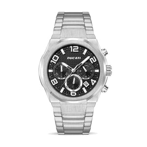 Cronografo Uomo Acciaio Ducati Corse Silver Nero Locman