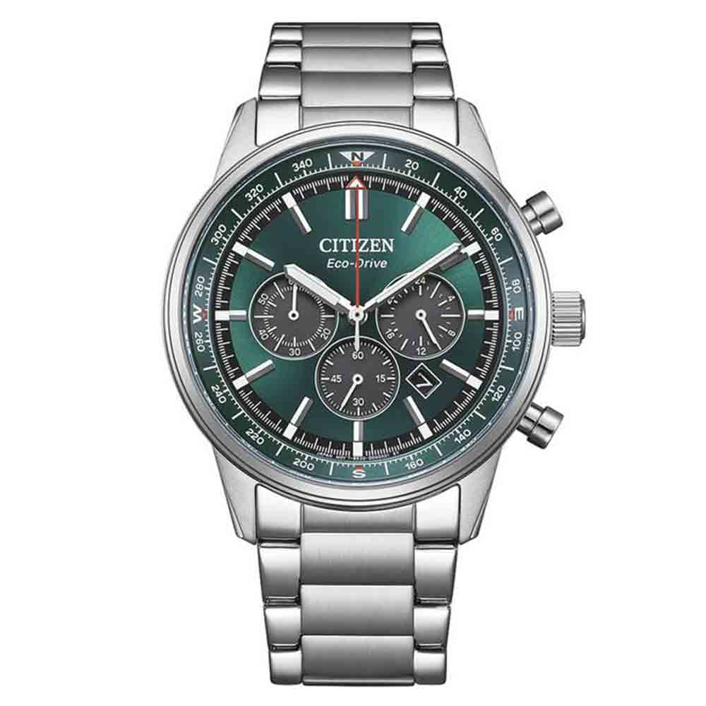 Cronografo Uomo Sport Eco Drive Verde Citizen