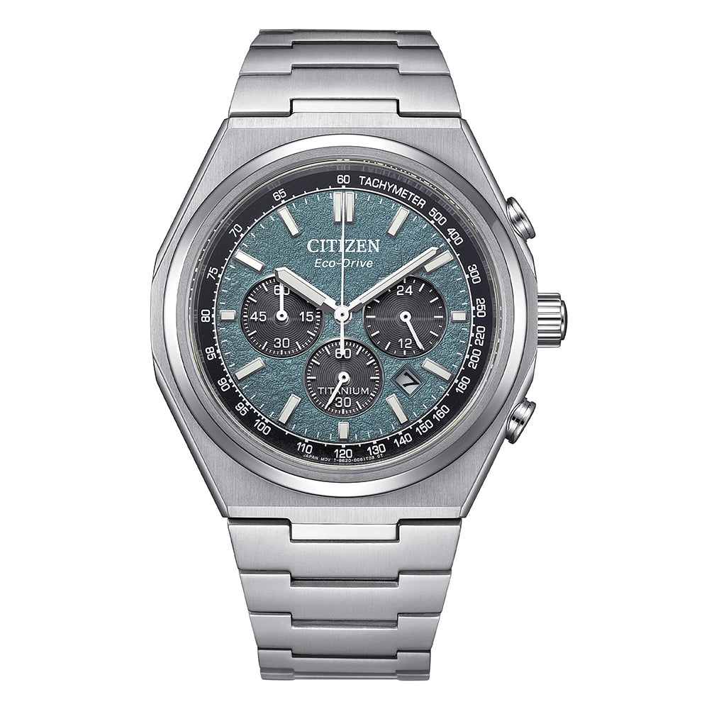 Cronografo Uomo Super Titanio 4610 Verde Citizen