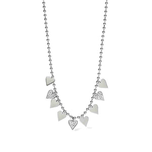 Girocollo con catena a sfere e cuori Style 18 851032 Kidult