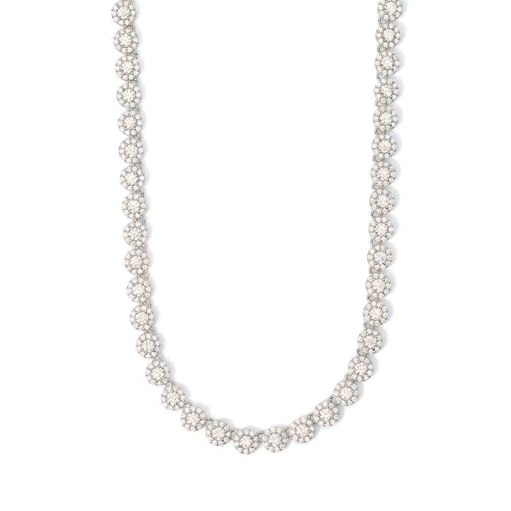 Girocollo tennis in argento con zirconi Mabina Gioielli