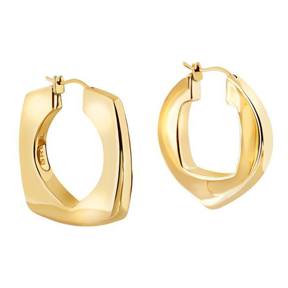 Orecchini Donna Acciaio Gold Tetra Breil
