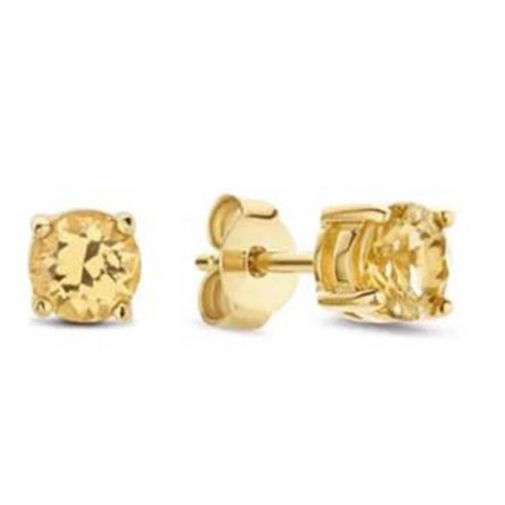 Orecchini Donna Acciaio Gold con Zircone Giallo Liu Jo Luxury