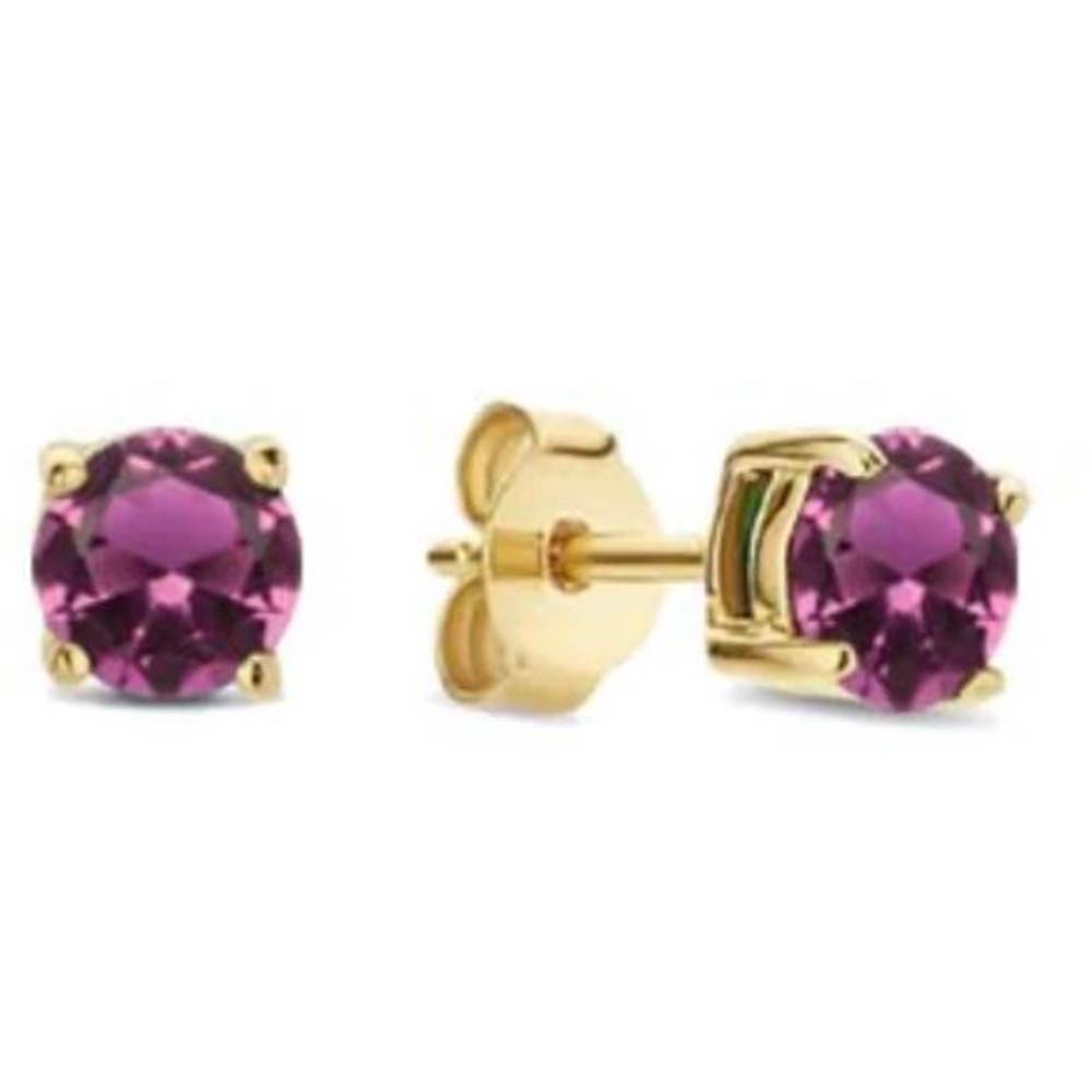 Orecchini Donna Acciaio Gold con Zircone Viola Liu Jo Luxury