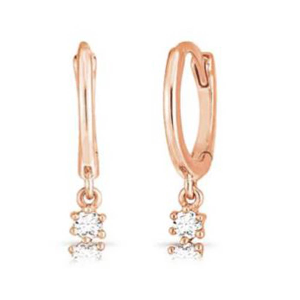Orecchini Donna Acciaio Rose con Zircone Liu Jo Luxury