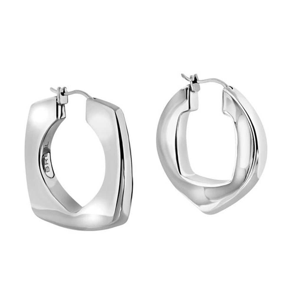 Orecchini Donna Acciaio Silver Tetra Breil