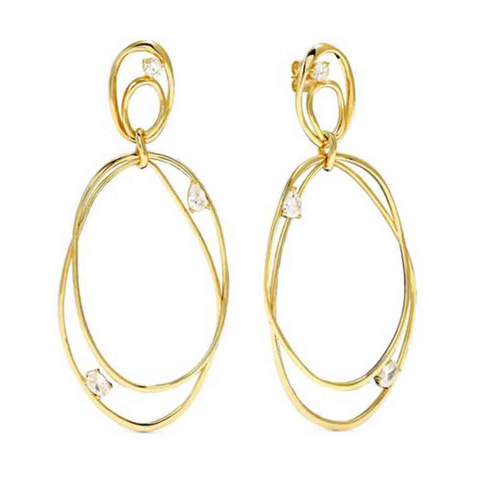 Orecchini Donna Argento My Rebel Art Ovali Grandi Nomination