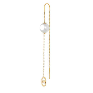 Orecchini Donna in Acciaio Gold con Perla Liu Jo Luxury