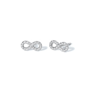 Orecchini Donna in Argento Infinito con Zirconi Mabina Gioielli