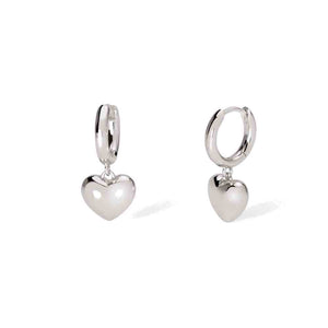 Orecchini Donna in argento con cuore Mabina Gioielli
