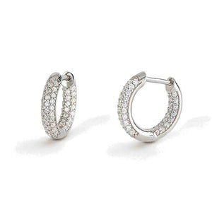 Orecchini Donna in argento con zirconi Mabina Gioielli