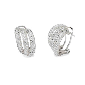 Orecchini Donna in argento con zirconi Mabina Gioielli