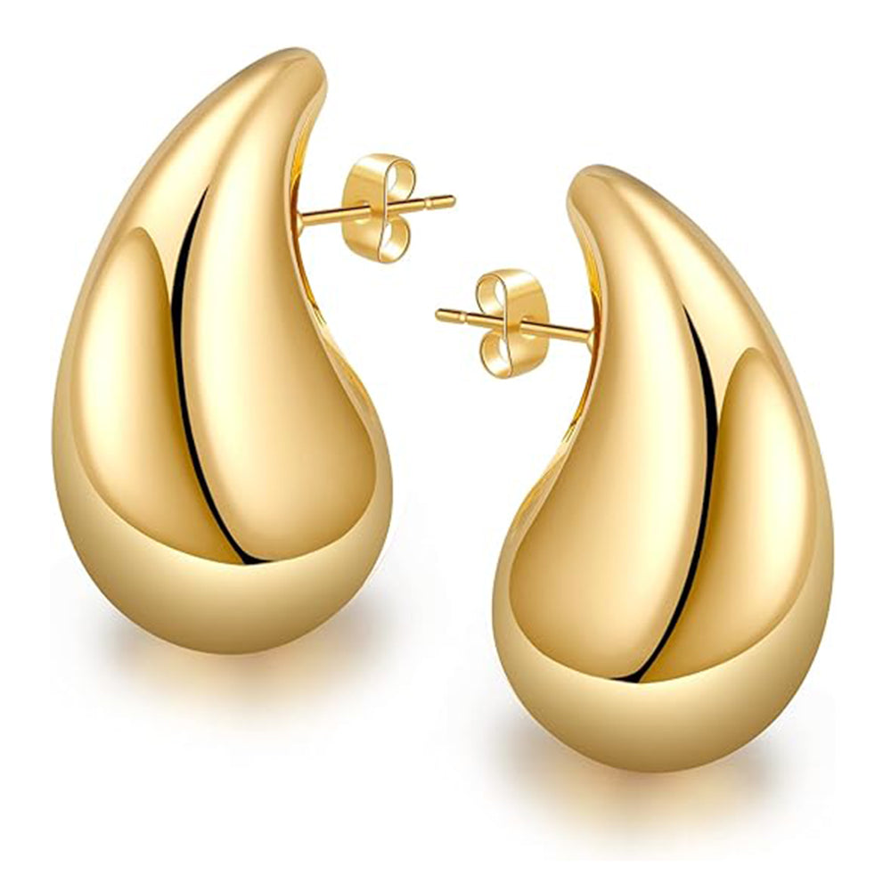 Orecchini da Donna Clip Vero Oro 333 8 Carati Giallo