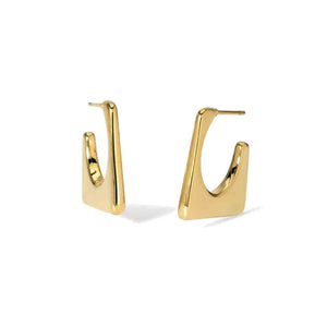 Orecchini a lobo in acciaio dorato Style 09 861047 Kidult