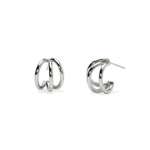 Orecchini con semicerchi in acciaio Style 09 861078 Kidult