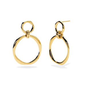 Orecchini dorati con pendenti circolari Style 24 861088 Kidult