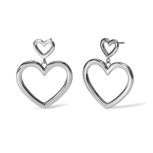 Orecchini in acciaio con cuori Style 15 861029 Kidult