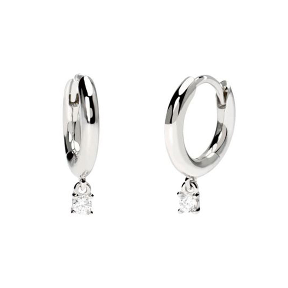 Orecchini in argento con Diamante My Diamond Mabina Gioielli