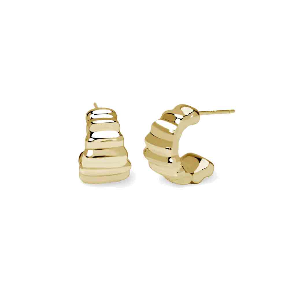 Orecchini in argento dorato Mabina Gioielli