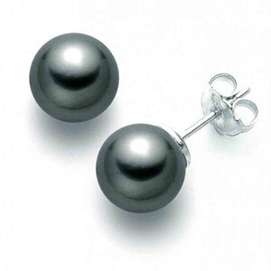 Orecchino Perle Nera Tappaforo 6/6,5 mm Genesia