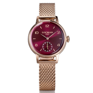 Orologio Donna Acciaio Rose 1960 Rosso Locman - 0258R29RRRRDRGBR