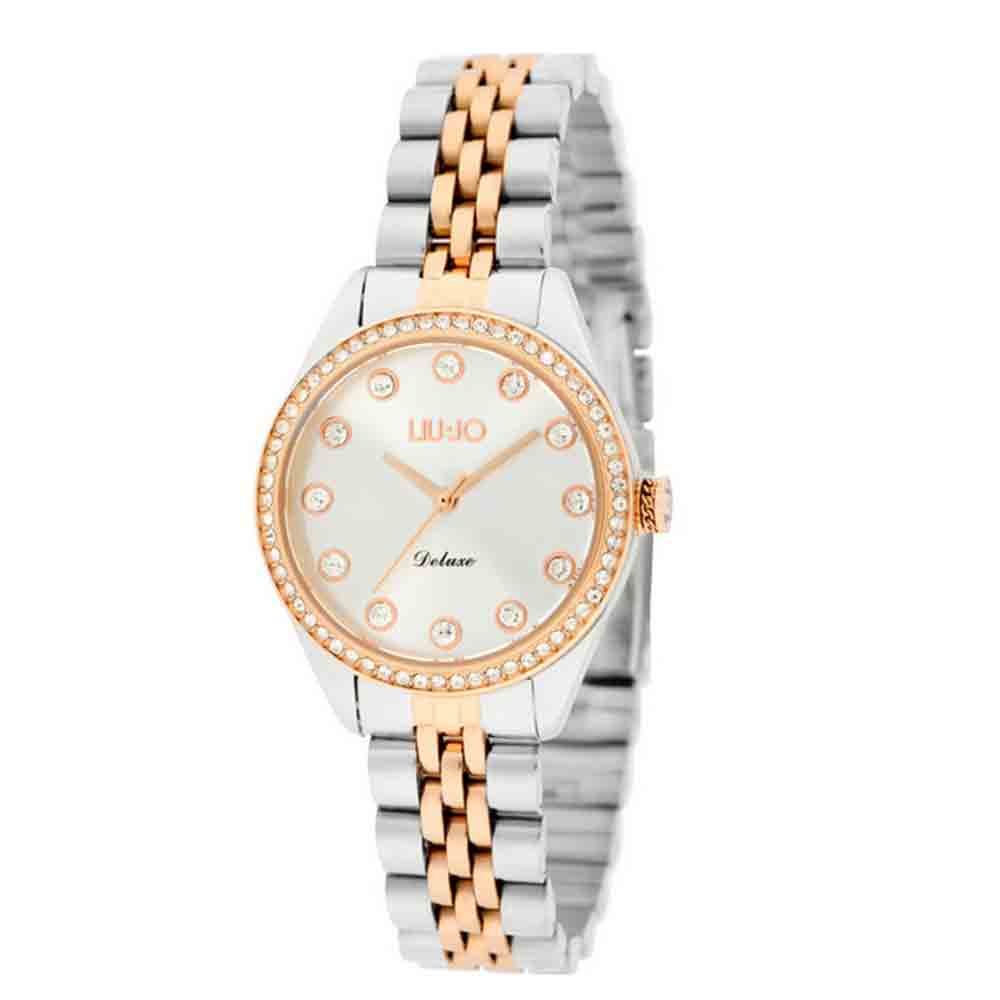 Rose Gold Orologio Liu Jo Donne Orologio Donna Deluxe Bicolor