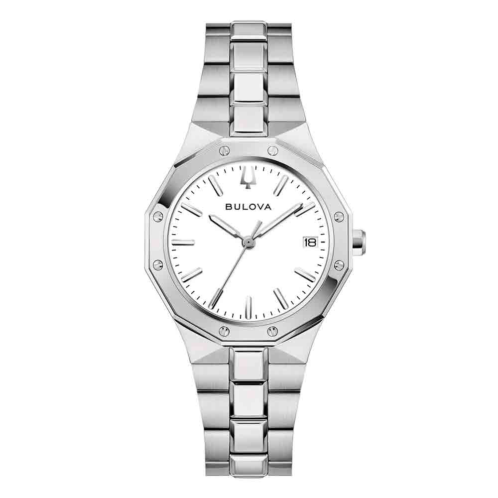 Orologio Donna Octagon Lady Bianco Bulova