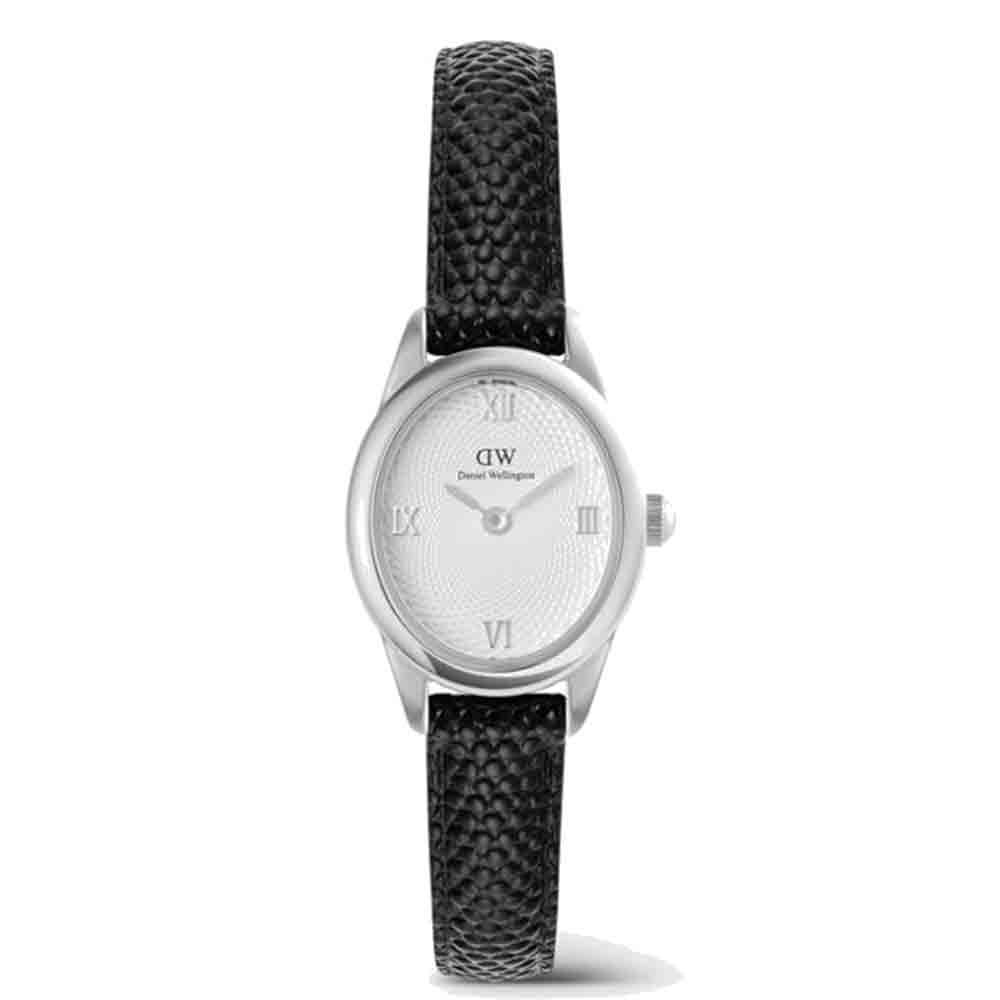 Orologio Donna Ophelia Mini Black Lizard White Guilloché Daniel Wellington