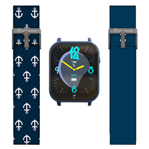 Orologio Unisex Smartwatch Dreamer Blu con Doppio Cinturino e Cuffie Techmade