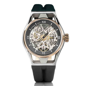 Orologio Uomo Automatico Skeleton Montecristo Rose Locman