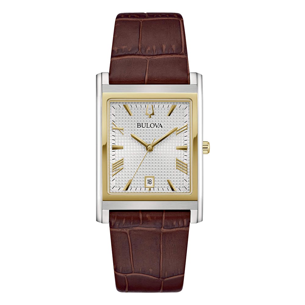 Orologio Uomo Classic Rectangle Gold Bulova