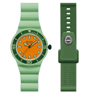 Orologio Uomo Master Doppio Cinturino Verde Chiaro e Verde HWU1260 Hip Hop