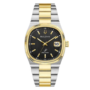 Orologio Uomo Super Seville Nero Silver Oro Bulova
