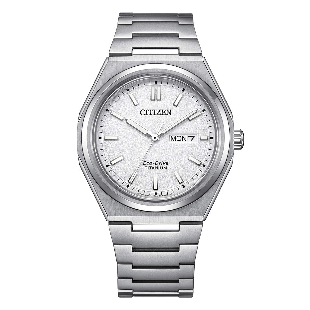 Orologio Uomo Super Titanio 0130 Bianco Citizen