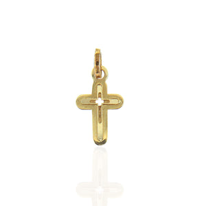 Pendente Croce in Oro Giallo