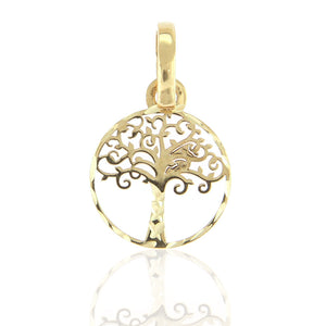 Pendente Donna Albero della Vita in Oro Giallo