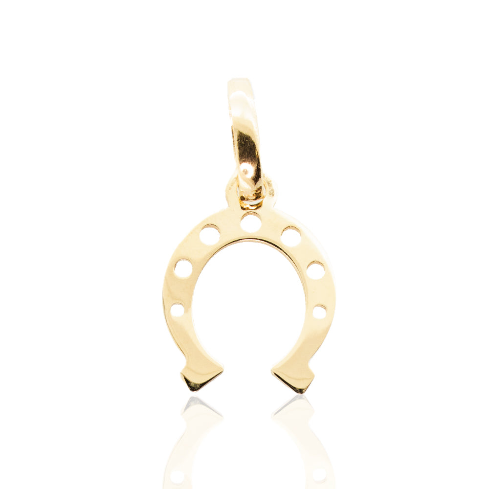 Orecchini a ferro di cavallo in oro giallo 9K raffinato, 0,45 g Orecchini a ferro di cavallo in oro giallo 9K raffinato, 0,45 g
