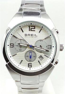 Breil Cronografo Orologio Polso Uomo Silver Gap Chrono Gent 47 MM TW1274