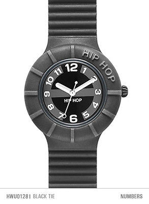 Hip Hop Numbers Orologio Da Polso Cassa 32 mm Black Tie (Nero) HWU0128