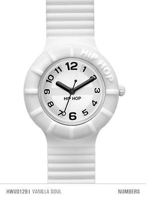 Hip Hop Numbers Orologio Da Polso Cassa 32 mm Vanilla Soul (Bianco) HWU0129