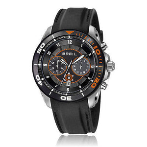 Breil Cronografo Orologio Polso Uomo Nero Arancio Edge Chrono Gent 47 MM TW1220