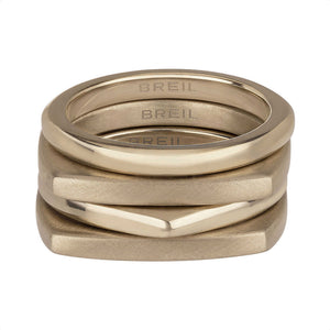 Anello Donna Acciaio Gold Tetra Misura 14 Breil