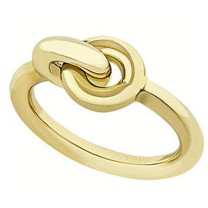 Anello Donna Acciaio Gold Tie Up Misura 12 Breil